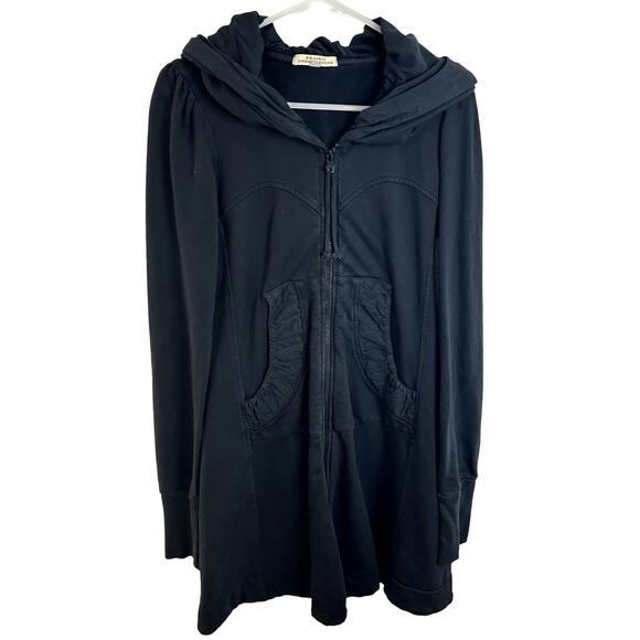 Prairie Underground Long Cloak Hoodie Black Womens Size Small EUC - Picture 1 of 5